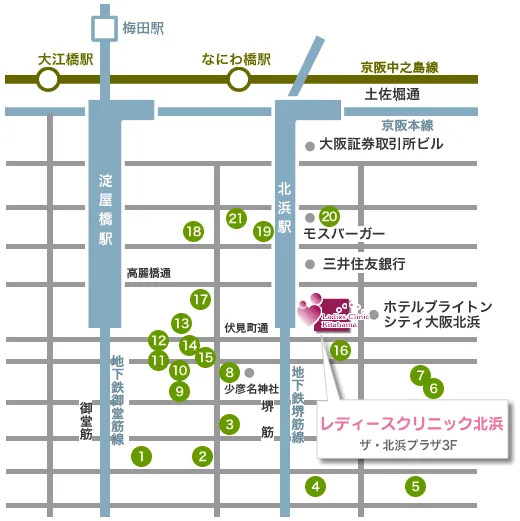 ザ・北浜プラザ周辺駐車場(コインパーキング)